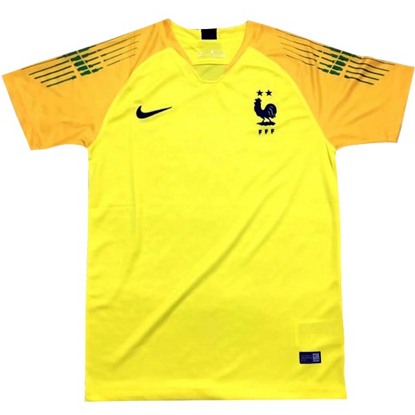 Camiseta Francia Portero 2018 Amarillo